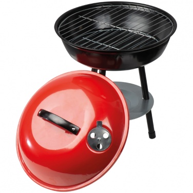 Logo trade promotional giveaways picture of: Mini grill, red