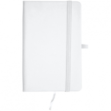 Logotrade corporate gift image of: Notebook A6 Lübeck, white