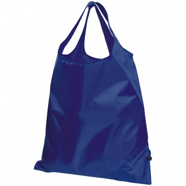 Logo trade promotional giveaways image of: Foldable shopping bag ELDORADO, Blue