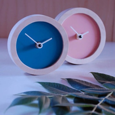 Logo trade advertising products picture of: Wooden desk clock