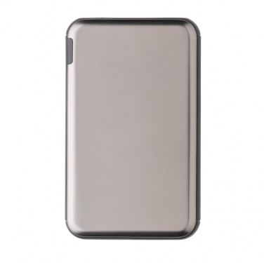 Logotrade promotional gift image of: Pocket-size 5.000 mAh powerbank, grey