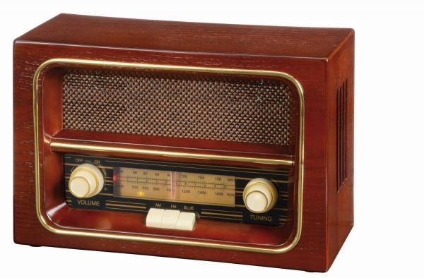 Logotrade promotional gift picture of: AM/FM radio RECEIVER, brown