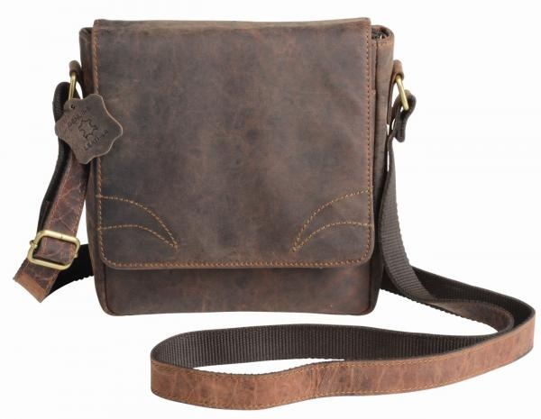 Logotrade advertising products photo of: Genuine leather bag Wildernes, brown