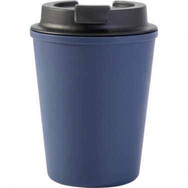 Logotrade promotional giveaway image of: Travel mug 350 ml, blue