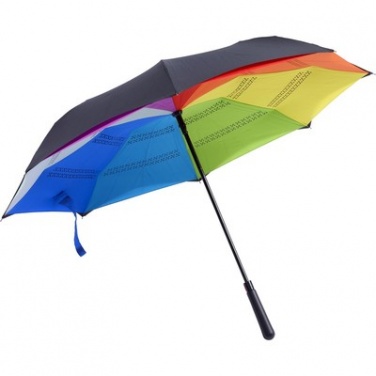 Logo trade promotional gift photo of: Reversible automatic umbrella AX, Multi color