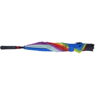 Logo trade promotional gifts image of: Reversible automatic umbrella AX, Multi color