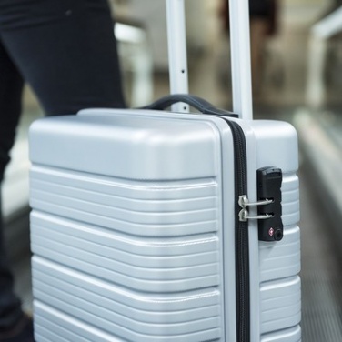 Logo trade advertising product photo of: Trolley bag, metallic silver