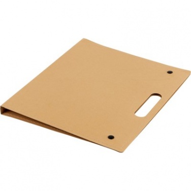 Logo trade promotional merchandise image of: Conference folder, notebook A4, ball pen, sticky notes, beige