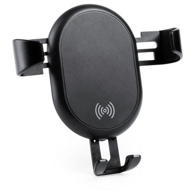 Logo trade promotional gifts picture of: Mobile phone holder for car, wireless charger