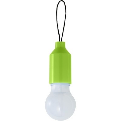 Logotrade advertising products photo of: LED lamp Pear-shaped, green