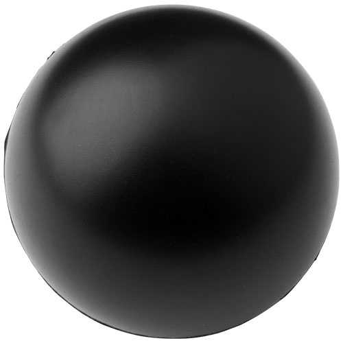 Logo trade promotional giveaway photo of: Cool round stress reliever, black