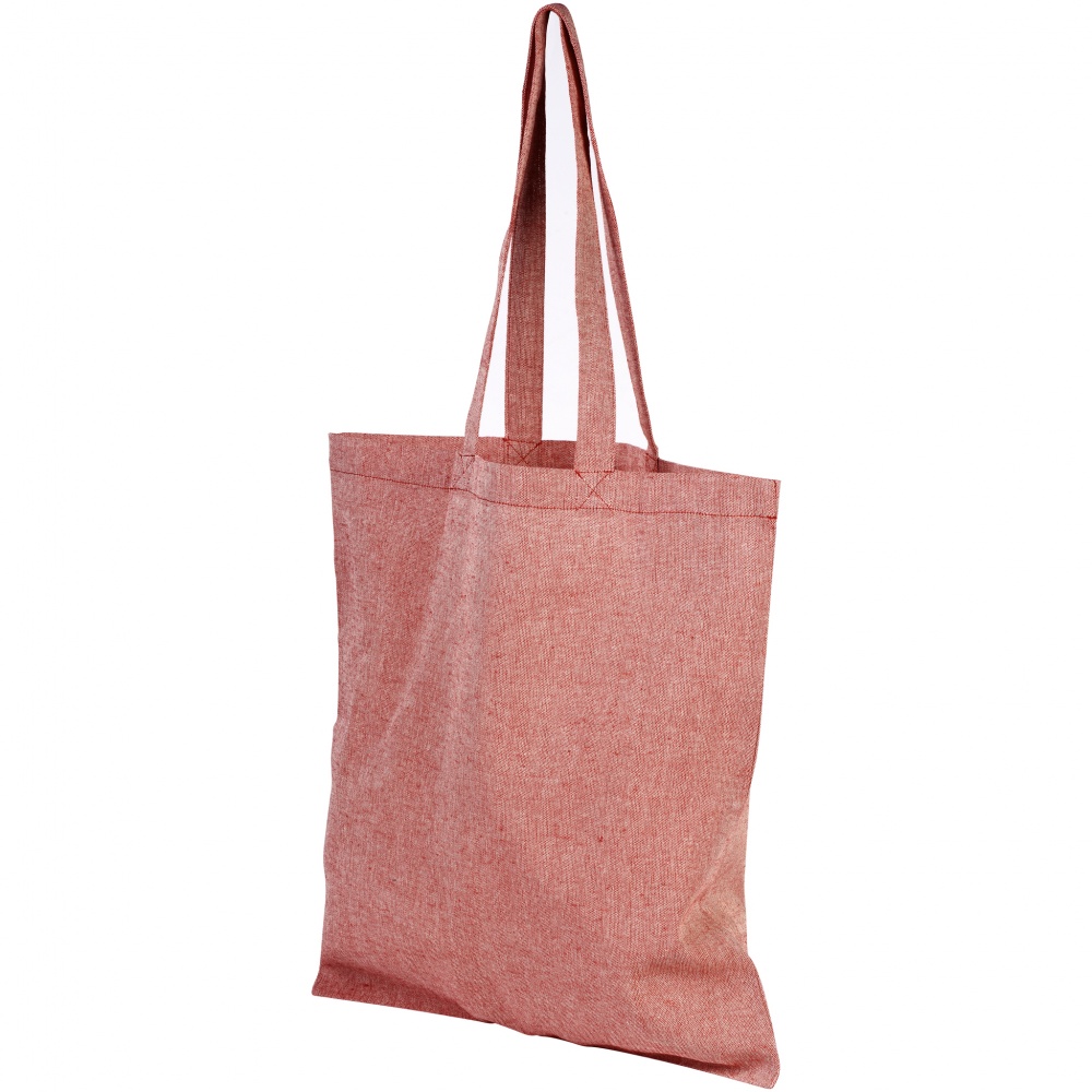 Logo trade promotional product photo of: Pheebs recycled cotton tote bag, pink