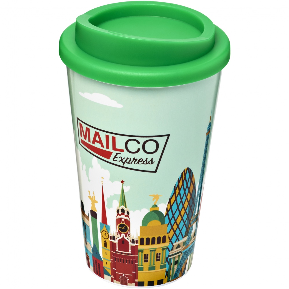 Logotrade promotional giveaway image of: Brite-Americano® 350 ml insulated tumbler, light green