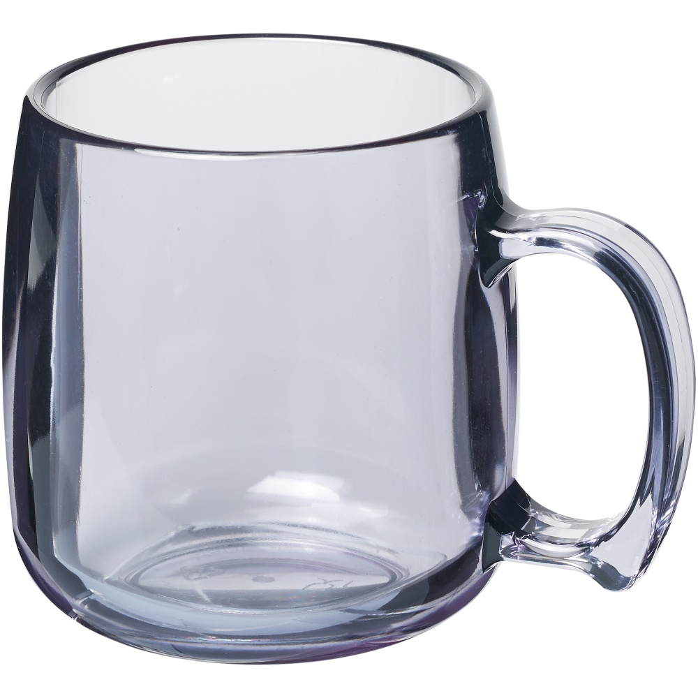 Logo trade promotional giveaways picture of: Classic 300 ml plastic mug, transparent