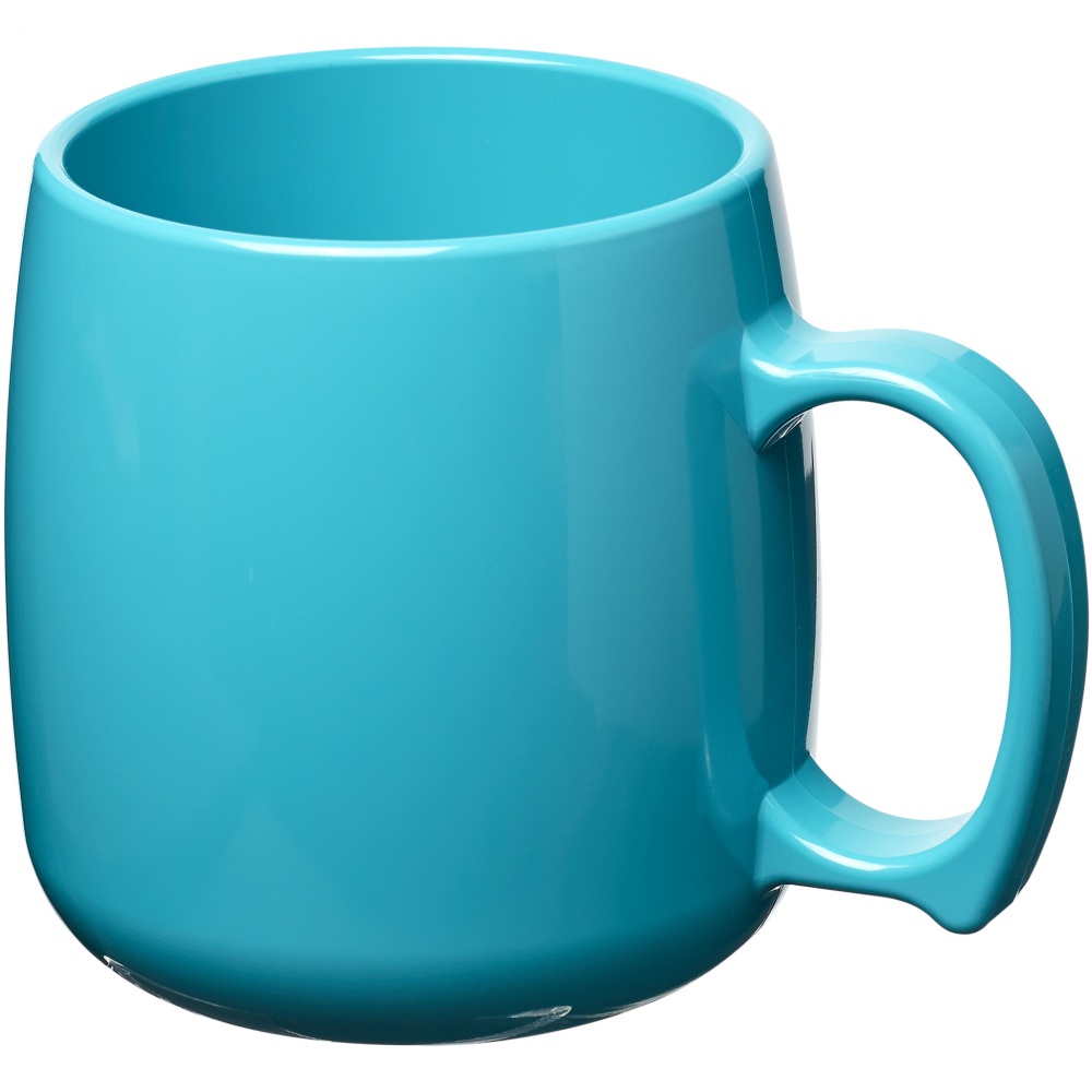 Logo trade corporate gifts image of: Classic 300 ml plastic mug, light blue