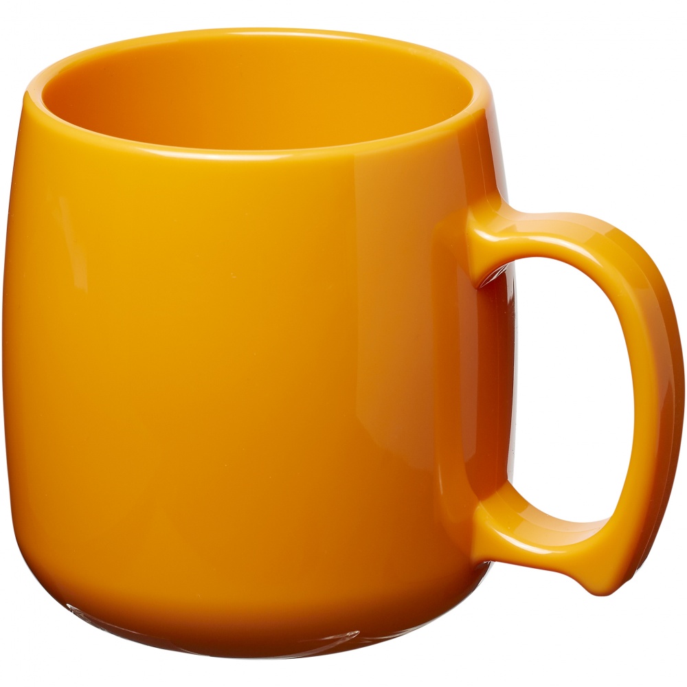 Logo trade promotional giveaway photo of: Classic 300 ml plastic mug, orange