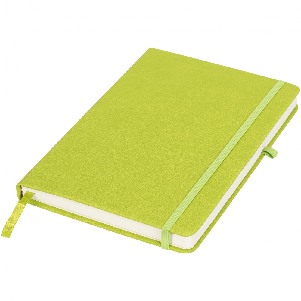 Logo trade promotional giveaway photo of: Rivista notebook medium, green