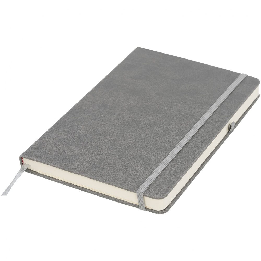 Logo trade promotional item photo of: Rivista notebook medium, grey