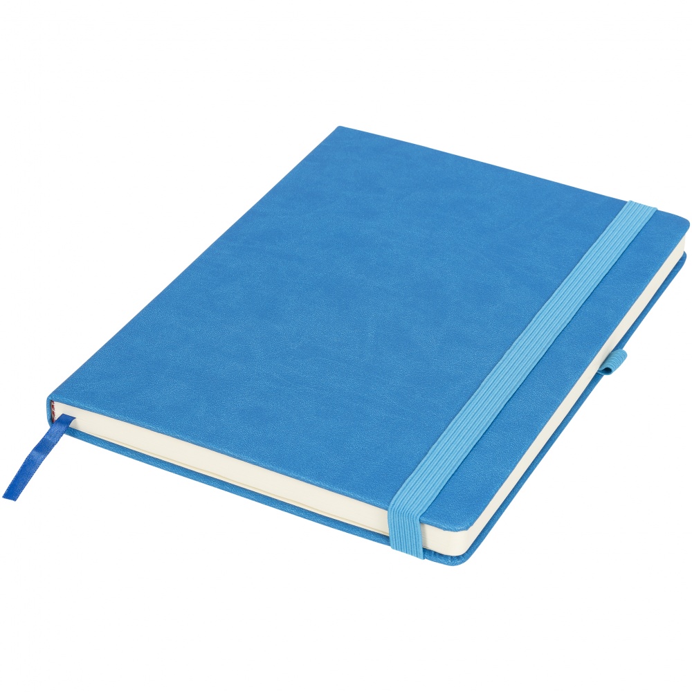 Logotrade promotional product image of: Rivista notebook large, blue