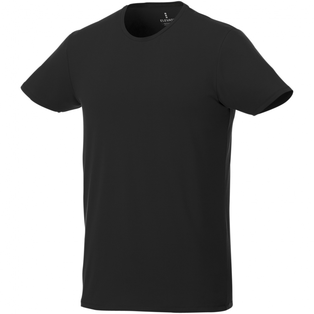 Logotrade promotional giveaways photo of: Balfour short sleeve men's organic t-shirt, black