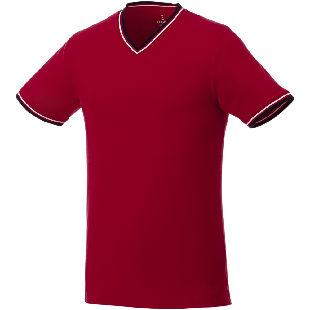 Logotrade promotional merchandise picture of: Elbert short sleeve men's pique t-shirt, red