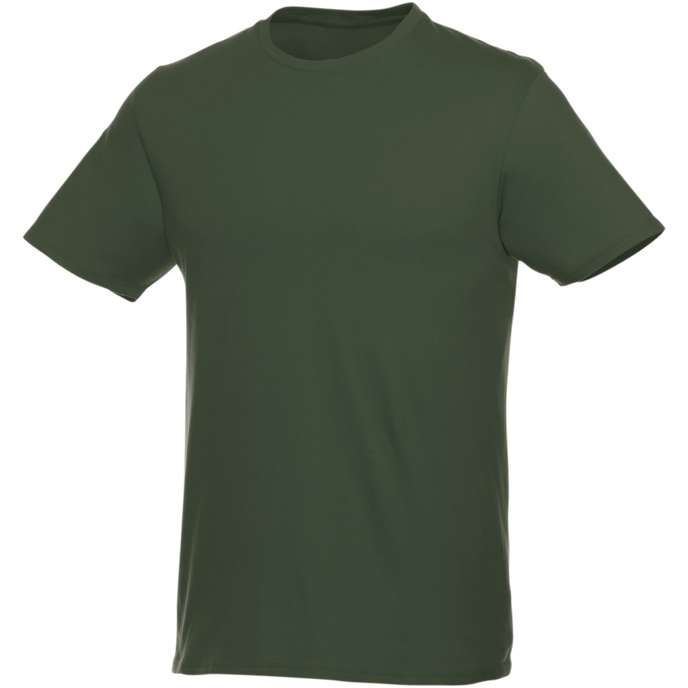 Logo trade corporate gifts picture of: Heros short sleeve unisex t-shirt, army green