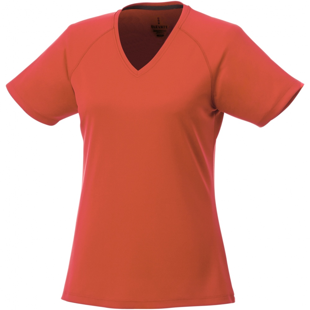 Logotrade corporate gift picture of: Amery women's cool fit v-neck shirt, orange