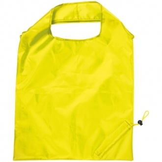 Logo trade promotional products image of: Foldable shopping bag ELDORADO, Yellow