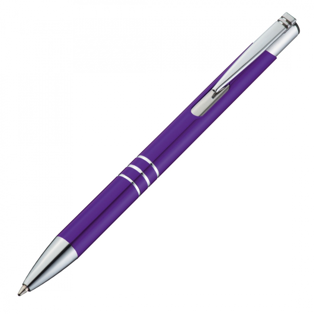 Logo trade promotional products picture of: Metal pen, Lilac