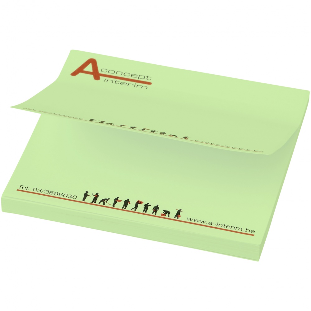 Logo trade promotional giveaways image of: Sticky-Mate® sticky notes 75x75