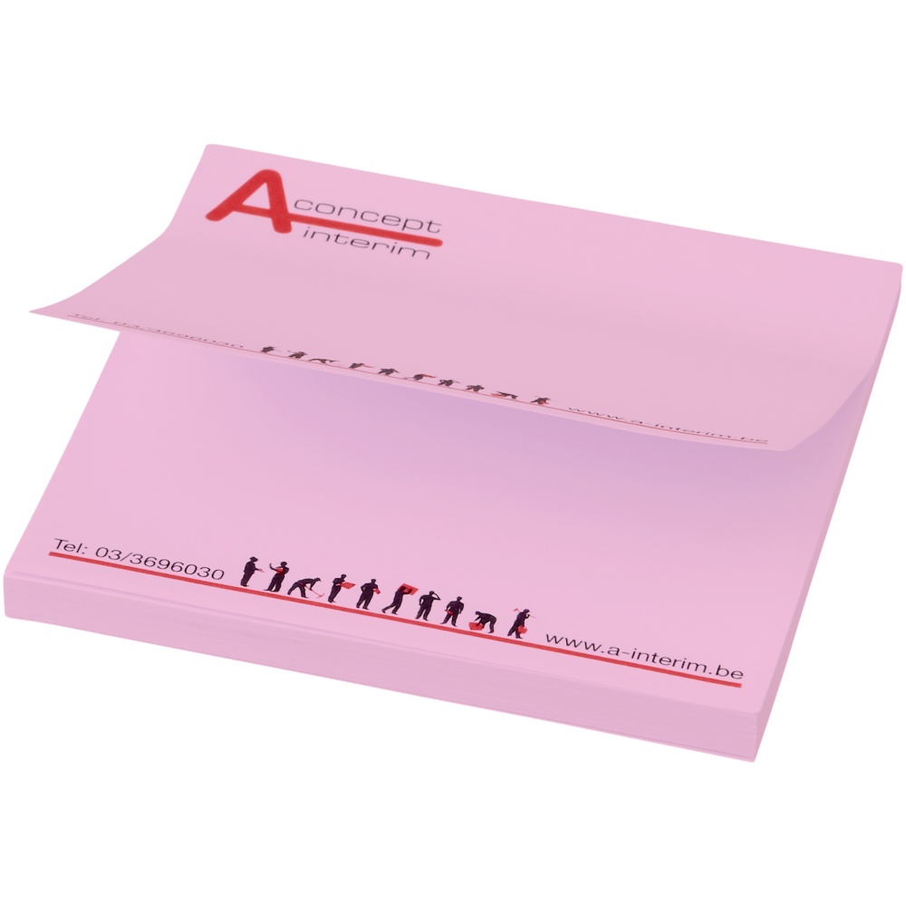 Logo trade advertising products image of: Sticky-Mate® sticky notes 75x75