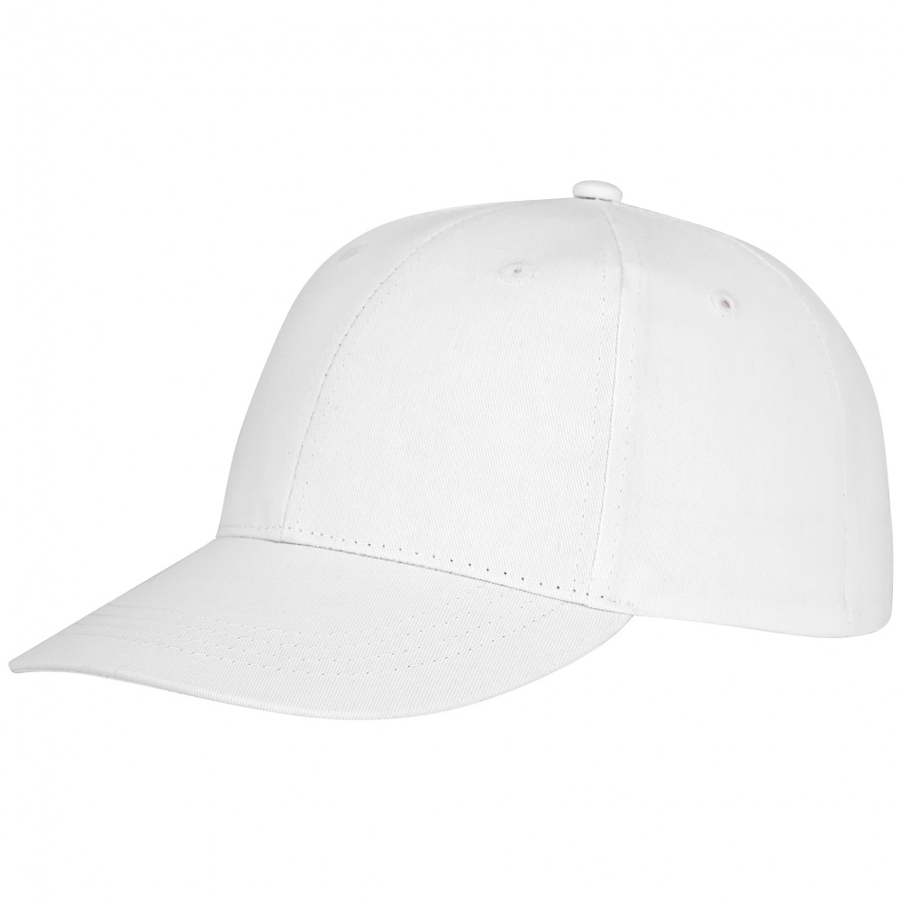 Logotrade promotional products photo of: Ares 6 panel cap, white