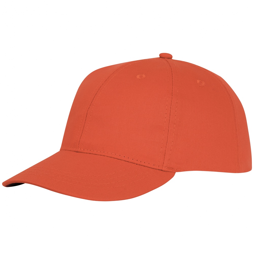 Logo trade advertising product photo of: Ares 6 panel cap, orange