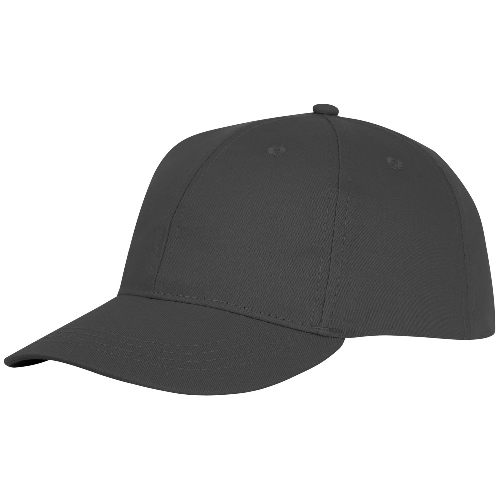 Logo trade promotional gift photo of: Ares 6 panel cap, storm grey