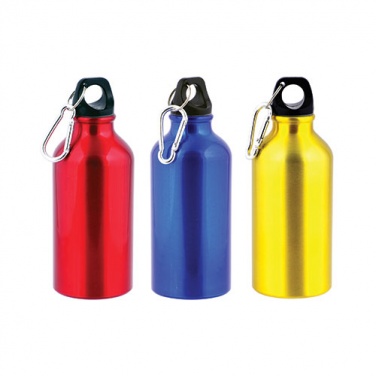 Logo trade promotional product photo of: Drinking bottle 400 ml, Red