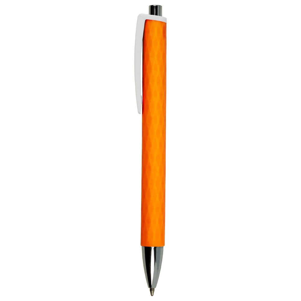 Logotrade promotional gift image of: Plastic ball pen, orange