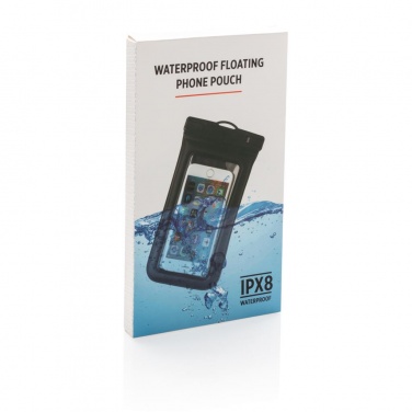 Logo trade promotional items picture of: IPX8 Waterproof Floating Phone Pouch, black