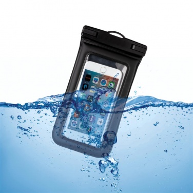 Logo trade advertising products image of: IPX8 Waterproof Floating Phone Pouch, black