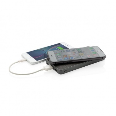 Logotrade advertising product image of: Tela 8.000 mAh 5W Wireless Powerbank, grey