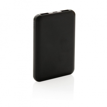 Logotrade promotional items photo of: High Density 5.000 mAh Pocket Powerbank, black