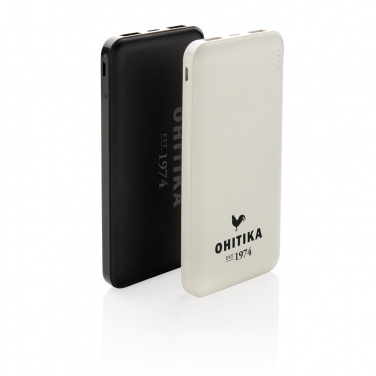 Logotrade promotional giveaway picture of: High Density 10.000 mAh Pocket Powerbank, black