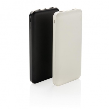 Logo trade advertising product photo of: High Density 10.000 mAh Pocket Powerbank, black