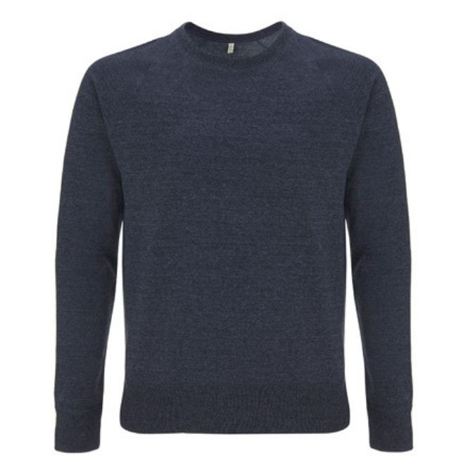 Logotrade corporate gift image of: Salvage unisex raglan sweatshirt, melange navy blue