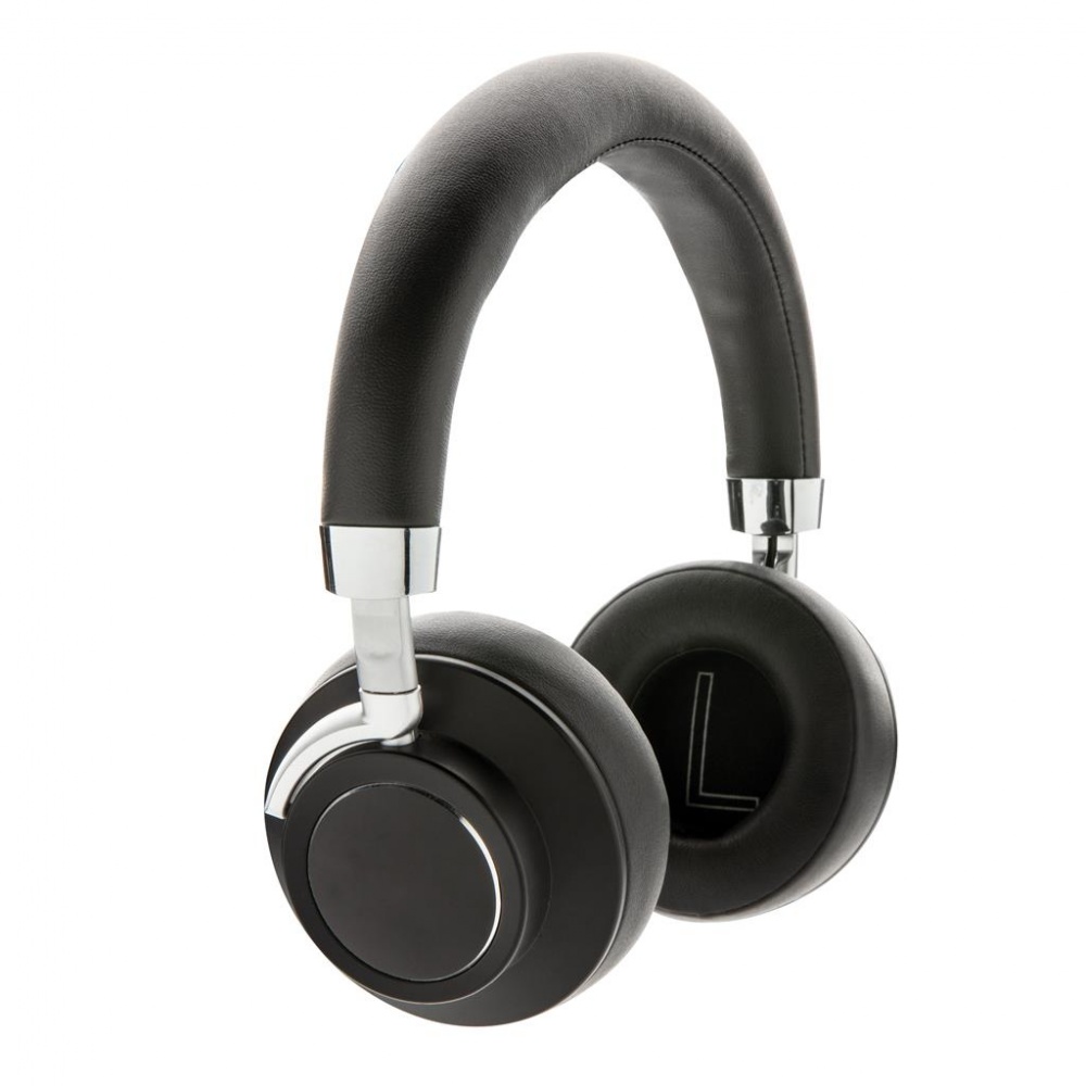 Logo trade advertising products image of: Aria Wireless Comfort Headphone, black