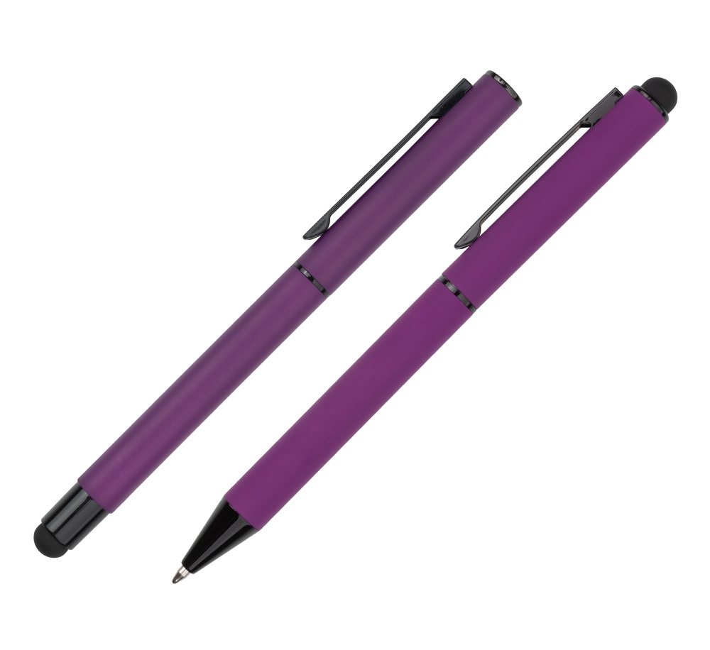 Logotrade promotional merchandise photo of: Writing set touch pen, soft touch CELEBRATION Pierre Cardin