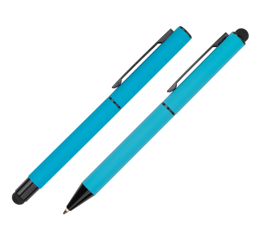 Logo trade promotional gifts picture of: Writing set touch pen, soft touch CELEBRATION Pierre Cardin