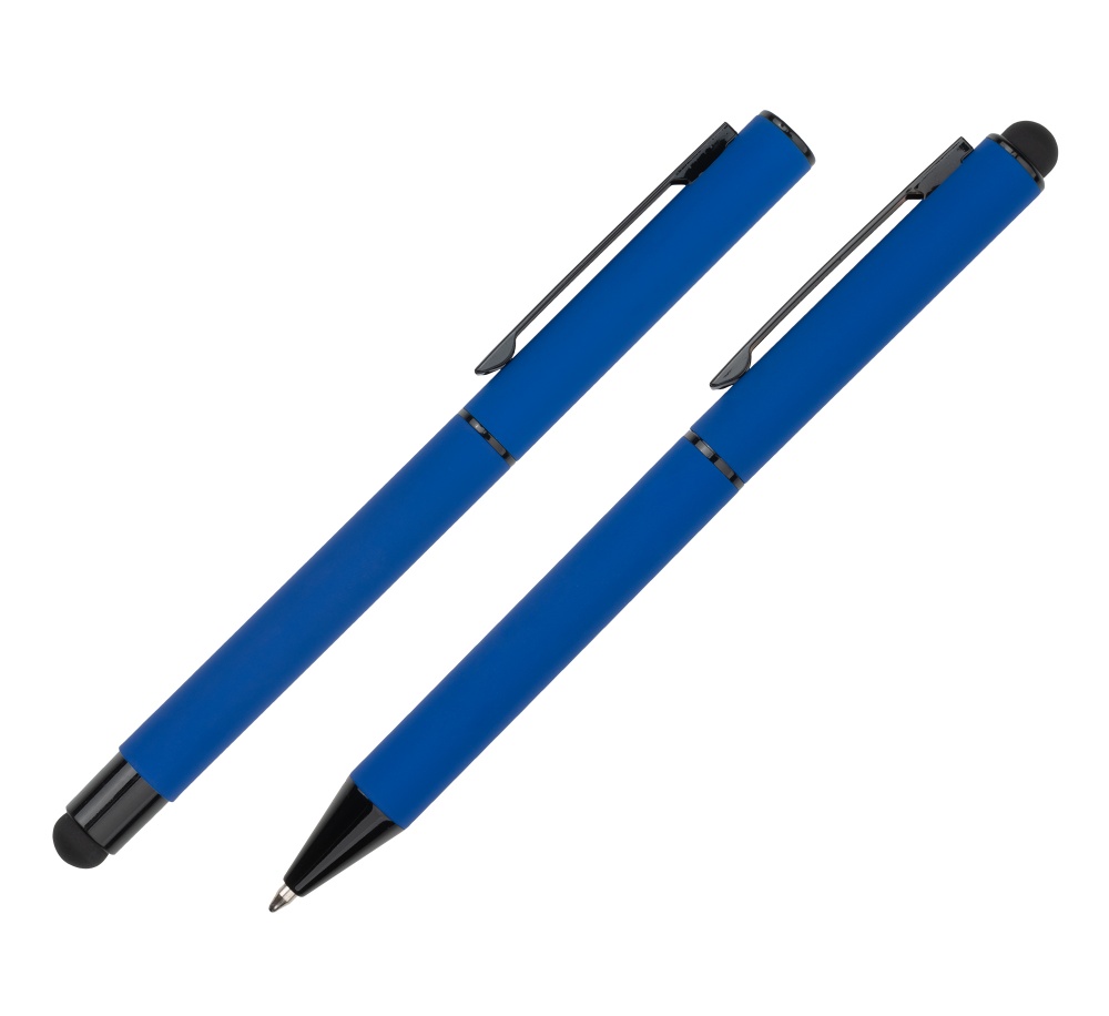 Logotrade promotional item image of: Writing set touch pen, soft touch CELEBRATION Pierre Cardin