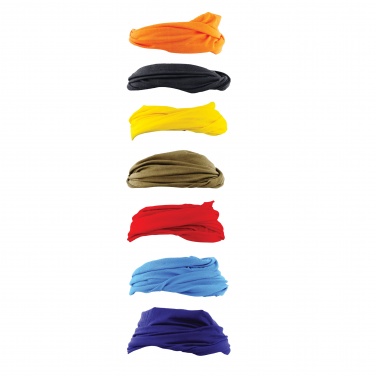 Logo trade promotional merchandise picture of: Multifunctional neck warmer, Yellow