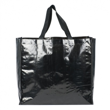 Logo trade corporate gifts image of: Shopping bag, Black