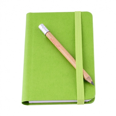 Logotrade business gift image of: Notebook A7, Green